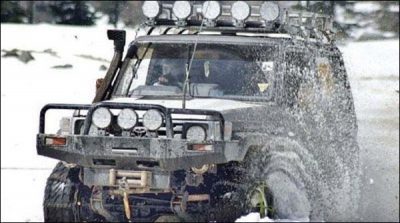 Under Pak Army Loire Snow Jeep Rally