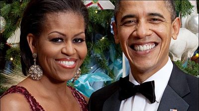 Farewell party of Obama and first lady