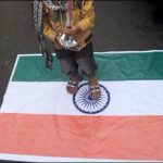 Canada, Door mats ready with Indian flag, protest India