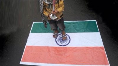 Canada, Door mats ready with Indian flag, protest India