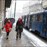Most of the european countries in the grip of snow