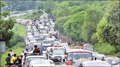 Ban on CNG vehicles entry in Muree