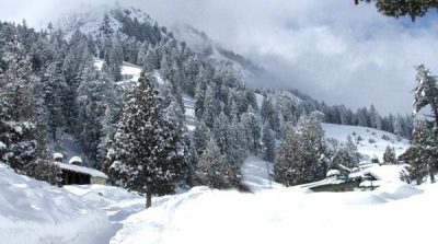 Snowfall in Azad Kashmir, Ghazar, Astore and adjacent areas