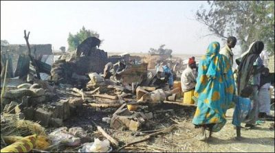 Bombed of refugee camp of Nigeria ,killing 100 civilians