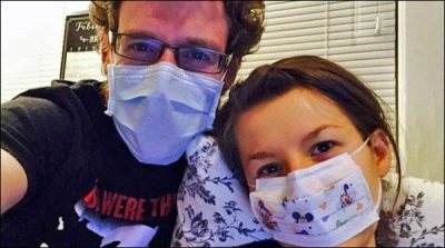 American woman suffering from a strange disease of its kind