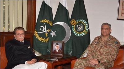 Army Chief meets with Prime Minister of Azad Kashmir