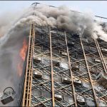 Iran, a building destroyed from fire, killing 40 firefighters