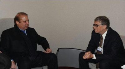 Bill Gates met with PM in Davos