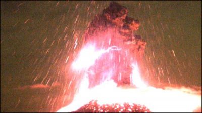 Colima volcano became active again in Mexico