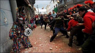 Beat the Devil's from turnip, unique annual festival in Spain