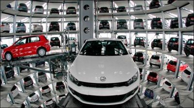 China, Introduced robotic parking garage method