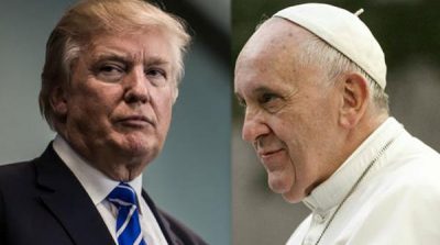 Trump take care of helpless people, Pope Francis