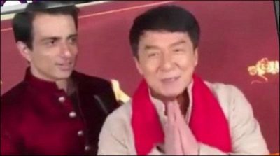Jackie Chan sends message to Salman Khan in local style