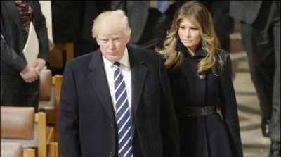 Trump attended the cathedral church prayer ceremony