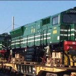 Pakistan railway's seven engine reached at Karachi port