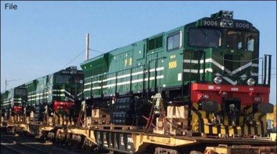 Pakistan railway's seven engine reached at Karachi port