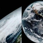 The new images were released of Earth and Moon that taken from space