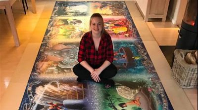 Denmark: Girl to solved the puzzle from 40 thousand pieces