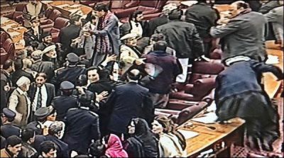 The National Assembly, Shahriar Afridi to brawl with Shahid Khaqan Abbasi