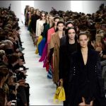 Exhibition of winter fall collection in Paris
