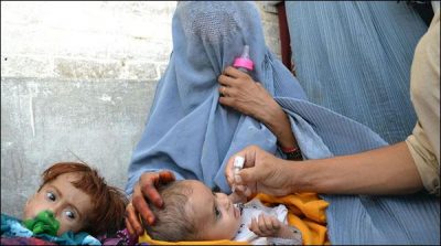 Ending the anti-polio compain in 10 districts of Balochistan.