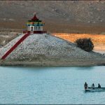 Quetta: Recreational resort Hanna Lake filled with water.