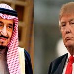 Trump telephonic contact with Saudi King Shah Salman