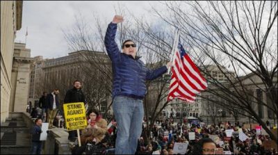 Protest outside the White House against trump Immigration policies