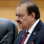President signed on the appointment Summary of the Governor Sindh