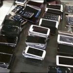 Recovered 1500 mobile and cameras from secret boxes of bus