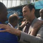 Arrival of former Brazilian football coach in Lyari