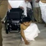15-year-old disabled boy performs Umrah without wheelchair