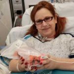 WOMEN, HOLD, HER, HEART, IN, HAND, AFTER, OPERATION