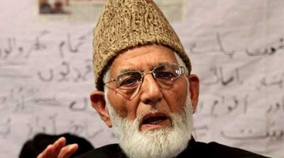 Indian, talks, are, just, drama, syed ali gilani