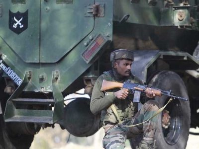 INDIAN, ARMY, ATTACKED, TWO, SOLDIERS, KILLED