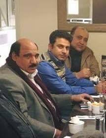 CH. AFZAL, LANGAH, PRESIDENT, PMLN, FRANCE, WITH, MPA, SHAUKAT, AZIZ BHATTI