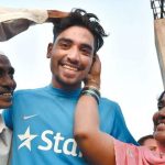 MUHAMMMAD, SARAJ, SELECTED, FOR, SUN RISERS, HAIDERABAD, IN, 2 BILLIONS, AND, SIX, LACS, HE, STARTED, HIS, CARRIER, WITH, FIVE, HINDERED, RUPEES