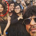 who is the girl with Shah Rukh looking in the selfie? To know