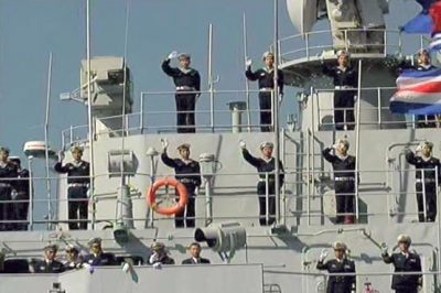 The naval peace exercises were started