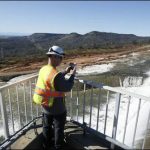 USA, WATER, LEAKAGE, FROM, BIGGEST, DAM, STOPPED,