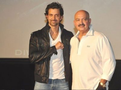 Hrithik and Rakesh Roshan happy to happiness on release of film "kaabil" in Pakistan