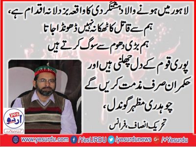 ch. mazhar gondal, pti, france