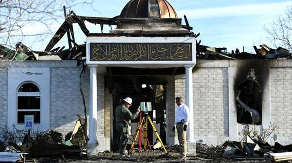 امریکا: مسجد کی دوبارہ تعمیر کیلئے آن لائن 10 لاکھ ڈالر سے زائد عطیات جمع