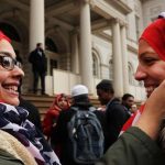 World veil day: Muslim and non-Muslim women participated in New York