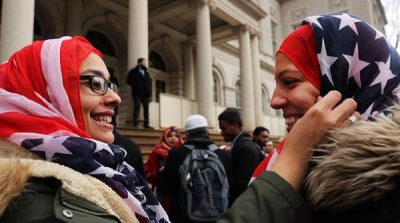 World veil day: Muslim and non-Muslim women  participated in New York