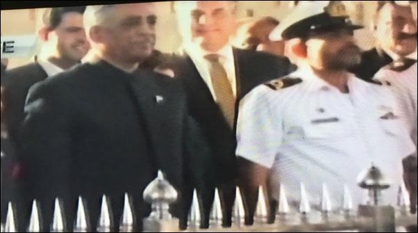 The new governor Mohammad Zubair went to Mazar-e-Quaid for attendance