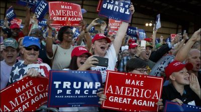 A majority of Americans still of trump Pro