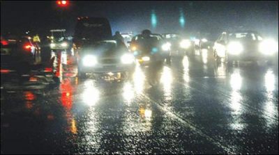 Karachi: overnight rain in different areas