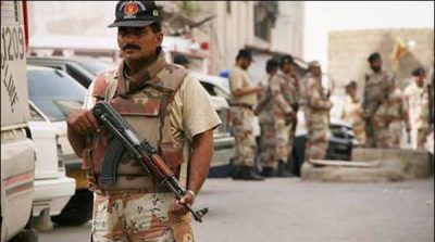 Rangers operations in Karachi, arrest 2 suspects