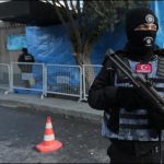 Turkish forces cracked down, arresting 450 people